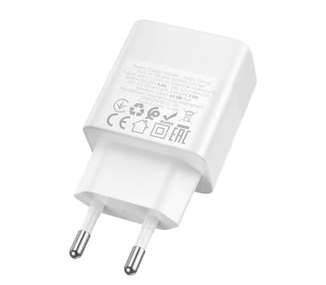 HOCO CS113A CARGADOR DE PARED PD40W 1 USB-C WHITE - 2