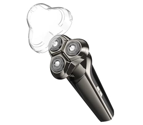 HOCO HP39 AFEITADORA MASCULINA DE TRES CUCHILLAS INALAMBRICAS METAL GRAY - 3