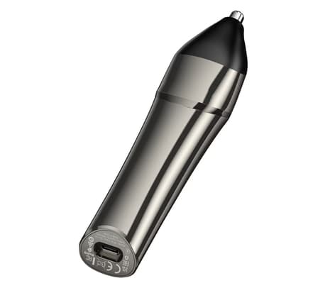 HOCO HP26 AFEITADORA/CORTADORA DE PELO INALAMBRICA C/11 ACCESORIOS METAL GRAY - 4