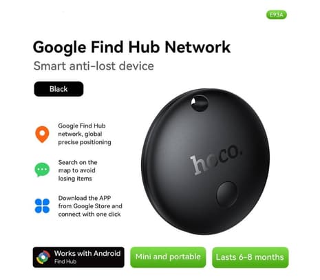 HOCO E93A VALLEY GOOG TAG LOCALIZADOR ANDROID BLACK - 2