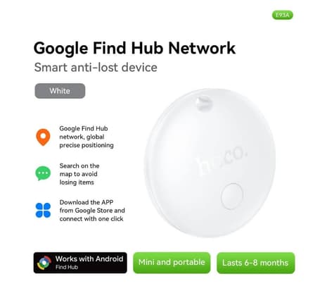 HOCO E93A VALLEY GOOG TAG LOCALIZADOR ANDROID WHITE - 2