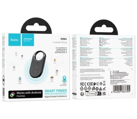 HOCO E98A STARRY GOOG TAG LOCALIZADOR ANDROID OBSIDIAN BLACK - 3