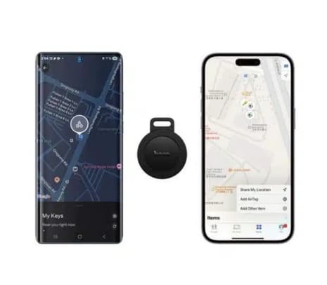 HOCO E101 TAG LOCALIZADOR DUAL C/HOLDER ANDROID/IOS BLACK - 3