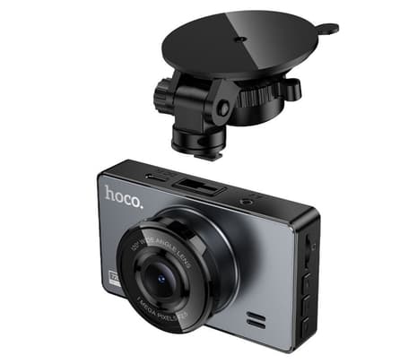 HOCO DV14 DASHCAM VIDEOCAMARA C/DISPLAY DE 3" P/AUTO METAL GRAY - 2
