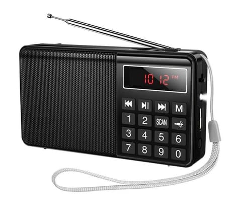 HOCO HI50 RADIO PORTATIL BT AM/FM/AUX C/LINTERNA BLACK - 2