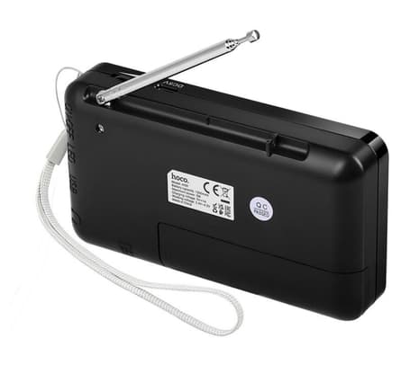 HOCO HI50 RADIO PORTATIL BT AM/FM/AUX C/LINTERNA BLACK - 4