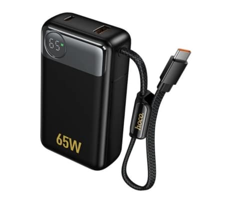 HOCO Q53 POWERBANK SKILLFULL PD65W 12.000MAH C/CABLE BLACK - 3