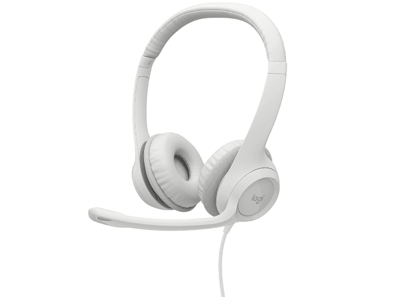 LOGITECH 981-001285 HEADSET H390 OFF WHITE SAMR USB PROMO**