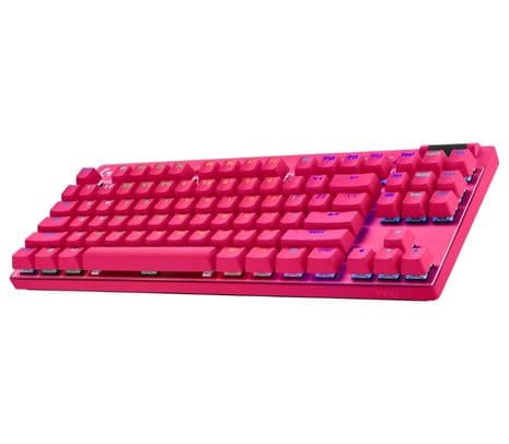 LOGITECH 920-012154 TECLADO PRO X GAMING MAGENTA TKL INAL ** - 2