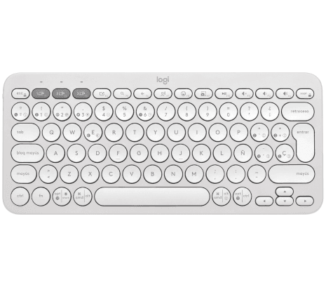 LOGITECH 920-011784 TECLADO K380S PEBBLE KEYS 2 WHT INAL+BT