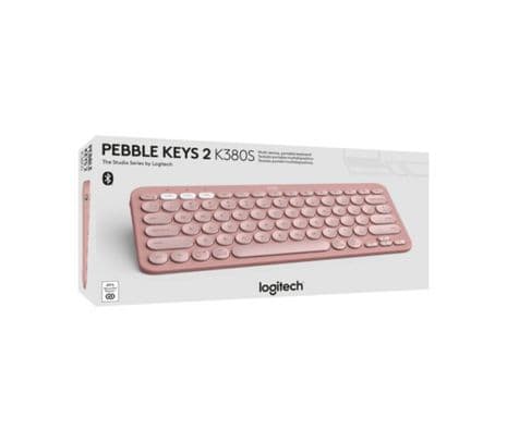 LOGITECH 920-011785 TECLADO K380S PEBBLE KEYS 2 ROSE INAL+BT - 2