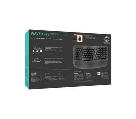 LOGITECH 920-012278 TECLADO WAVE KEYS GRAPHITE INAL+BT - 2