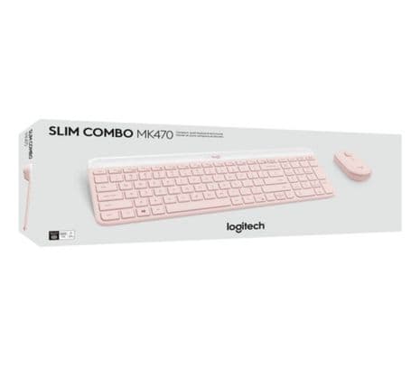 LOGITECH 920-011312 COMBO MK470 ROSE INALAMBRICO PROMO** - 2