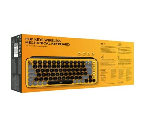 LOGITECH 920-010713 TECLADO POP KEYS BLAST YELLOW INAL+BT P/PROMO** - 2