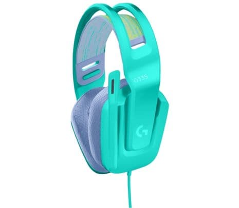 LOGITECH 981-001023 HEADSET G335 GAMING MINT 3.5MM P/PROMO** - 3