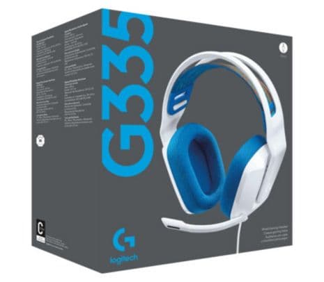 LOGITECH 981-001017 HEADSET G335 GAMING BLANCO 3.5MM P/PROMO** - 2