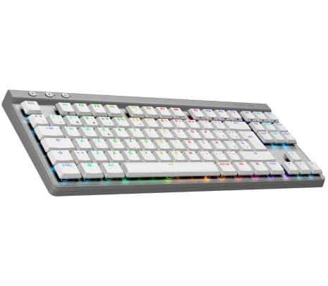 LOGITECH 920-012535 TECLADO G515 GAMING LIGHTSPEED TKL INAL+BT WHITE - 2