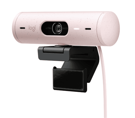 LOGITECH 960-001418 WEBCAM BRIO 500 ROSE AMR USB-C P/PROMO**