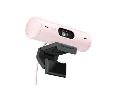 LOGITECH 960-001418 WEBCAM BRIO 500 ROSE AMR USB-C P/PROMO** - 4