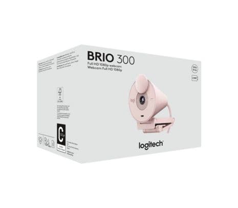 LOGITECH 960-001446 WEBCAM BRIO 300 ROSE SAMR USB-C P/PROMO** - 2