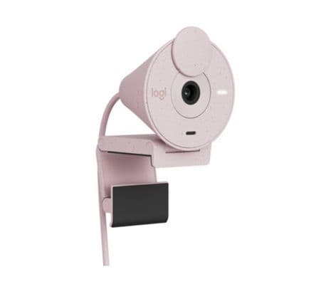 LOGITECH 960-001446 WEBCAM BRIO 300 ROSE SAMR USB-C P/PROMO** - 3