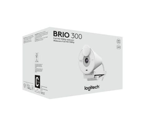 LOGITECH 960-001440 WEBCAM BRIO 300 OFF WHITE SAMR USB-C P/PROMO** - 2