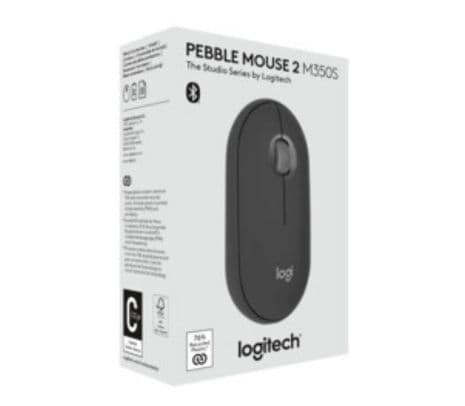 LOGITECH 910-007049 MOUSE M350S PEBBLE 2 GRAPHITE INAL+BT PROMO** - 2