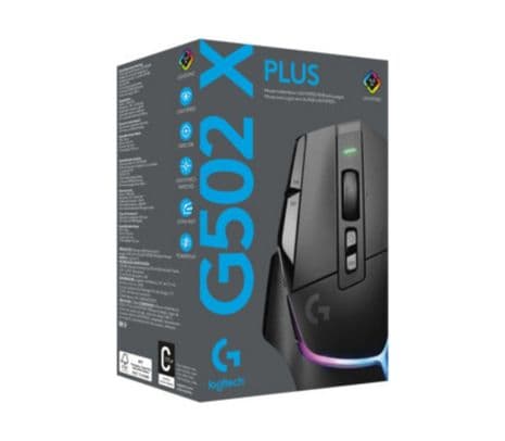 LOGITECH 910-006161 MOUSE G502 X PLUS GAMING BLACK INAL P/PROMO - 2