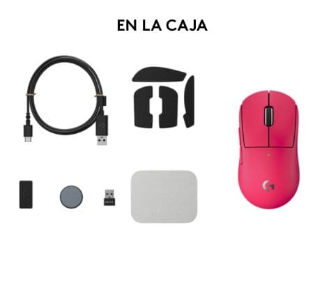 LOGITECH 910-007544 MOUSE PRO X SUPERLIGHT 2C GAMING INAL PINK - 3