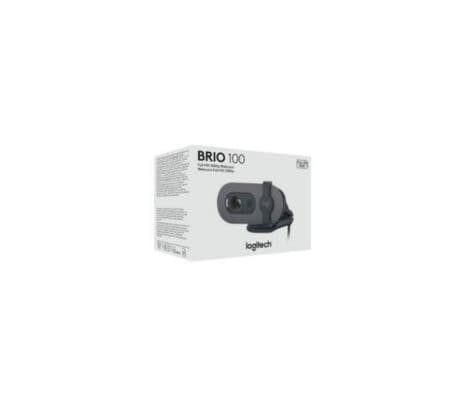 LOGITECH 960-001586 WEBCAM BRIO 100 GRAPHITE USB P/PROMO** - 2
