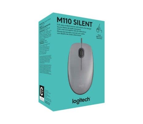 LOGITECH 910-005494/6757 MOUSE M110 SILVER SILENCIOSO USB - 2