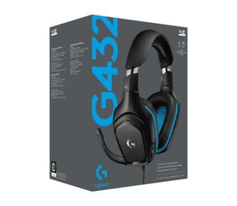 LOGITECH 981-000769 HEADSET G432 GAMING 7.1 USB/3.5MM - 2