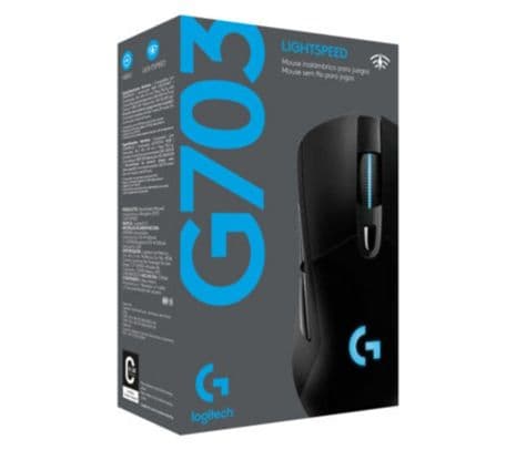 LOGITECH 910-005639 MOUSE G703 GAMING HERO LIGHTSPEED INAL - 2