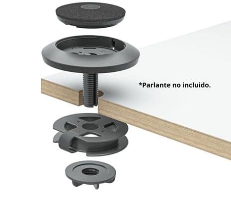 LOGITECH 952-000002 VC RALLY MIC POD TABLE MOUNT BLACK - 2
