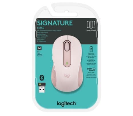 LOGITECH 910-006251 MOUSE M650 ROSE INAL+BT - 2