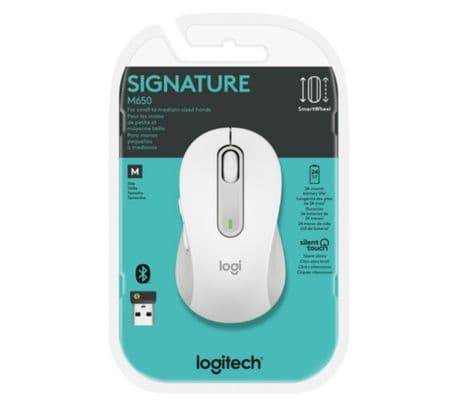 LOGITECH 910-006252 MOUSE M650 WHITE INAL+BT - 2