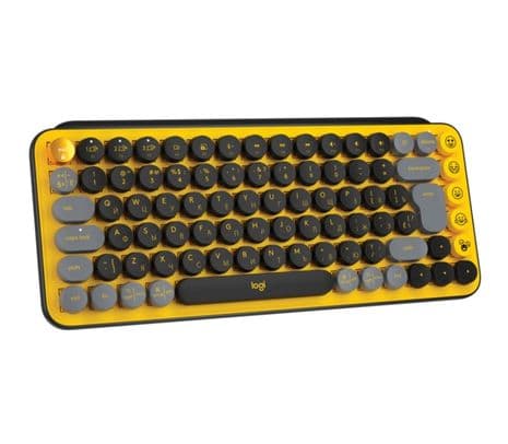LOGITECH 920-010713 TECLADO POP KEYS BLAST YELLOW INAL+BT** - 4
