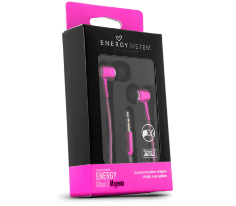 ENERGY SISTEM 423149 EARPHONES URBAN 2 MAGENTA 3.5MM - 2