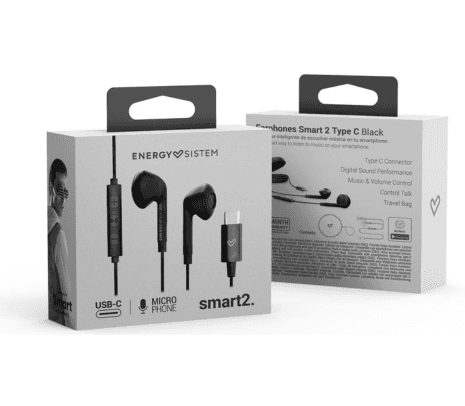 ENERGY SISTEM 448982 EARPHONES SMART 2 NEGRO USB-C (D) - 2