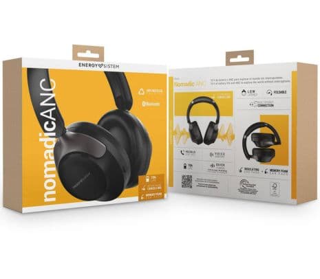 ENERGY SISTEM 459148 HEADPHONES NOMADIC ANC BT BLACK - 2