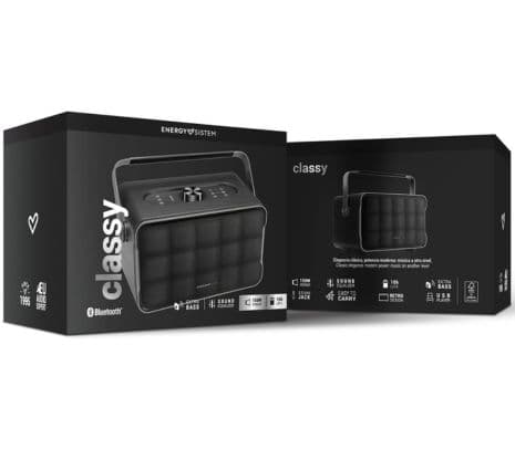 ENERGY SISTEM 458912 PARLANTE CLASSY BT BLACK ICON - 2