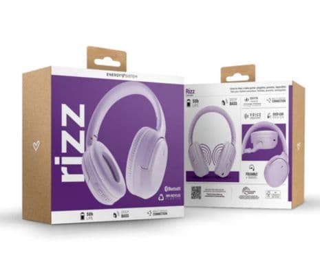 ENERGY SISTEM 459681 HEADPHONES RIZZ LAVENDER BT - 2