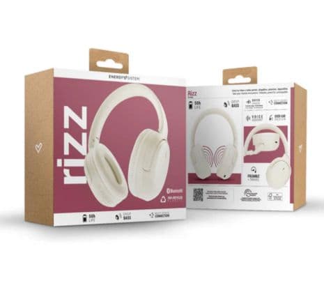 ENERGY SISTEM 459698 HEADPHONES RIZZ CREAM BT - 2