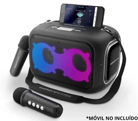 ENERGY SISTEM 459339 PARLANTE KARAOKESTAR BT 60W 2 MIC LUCES LED