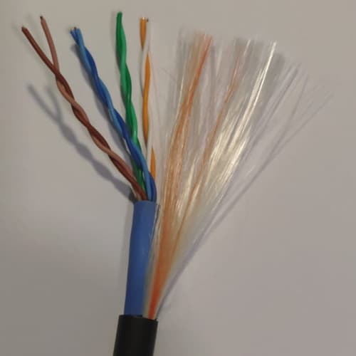 Cable UTP Cat 5e EXTERIOR / AutoSustentable / DOBLE VAINA  / 100%  300M | MPT - 3