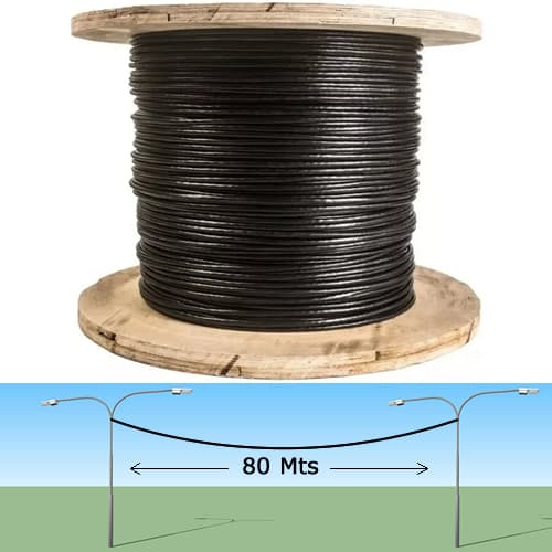 Cable UTP Cat 5e EXTERIOR / AutoSustentable / DOBLE VAINA  / 100%  300M | MPT