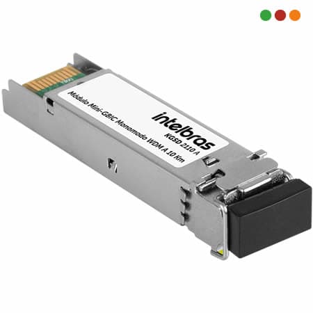 FIBRA - CONVERSOR MINI-GBIC WDM GIGA MONOMODO 10KM - KGSD 2110 A - INTELBRAS - 2