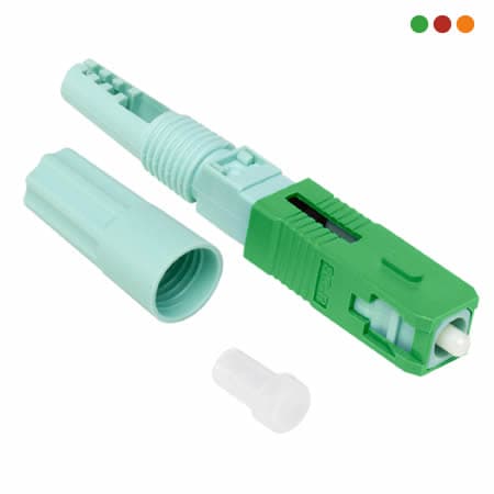 FIBRA - Conector de campo SC/APC XFF2 para fibra optica | Pack x 10 | INTELBRAS - 3