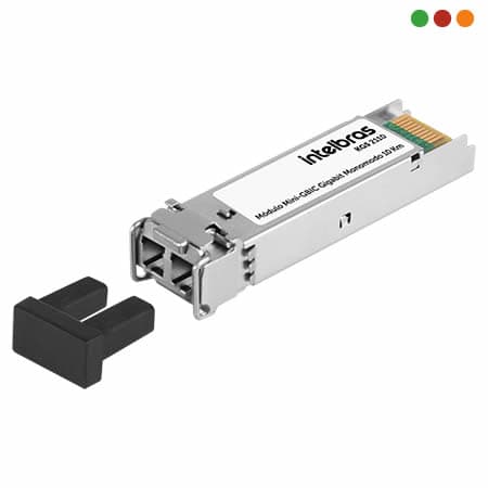 FIBRA - CONVERSOR MINI-GBIC GIGA MONOMODO 10KM - KGS 2110 - INTELBRAS - 2