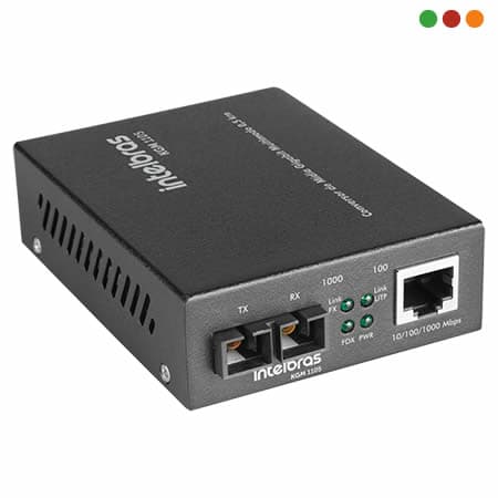 FIBRA - Conversor Midia GIGA MULTIMODO 550M - KGM 1105 - INTELBRAS - 2